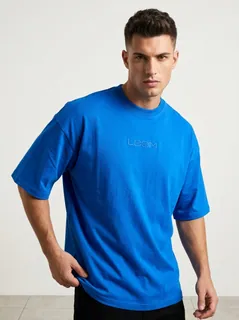 GR6414 LOOM FRONT EMB F/S T SHIRT 1