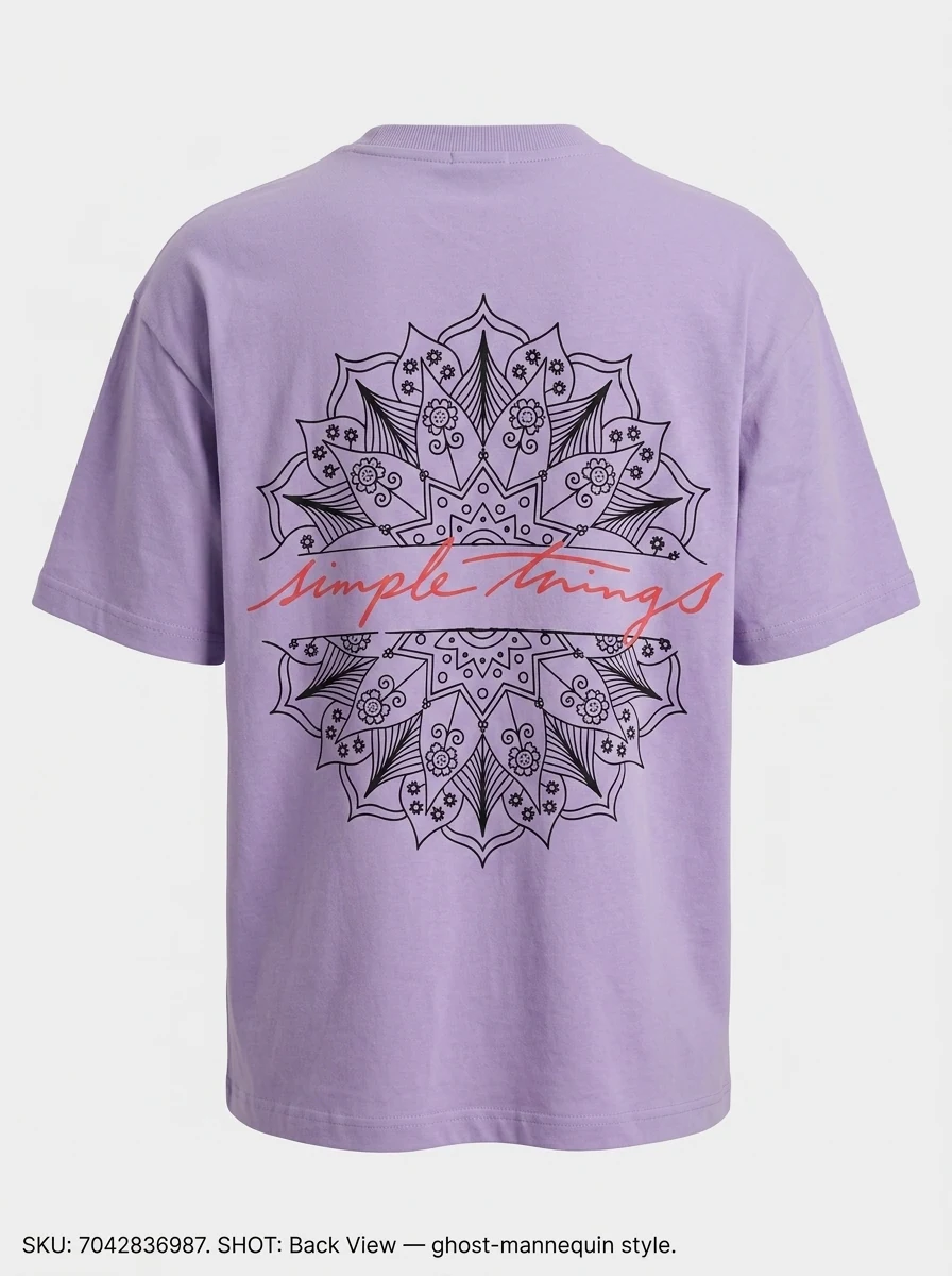 GR4027 MACOSTE SIMPLE THINGS BACK PRINT 5 SLV T-SHIRT, image 8