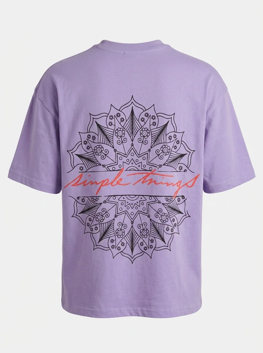 GR4027 MACOSTE SIMPLE THINGS BACK PRINT 5 SLV T-SHIRT, image 7