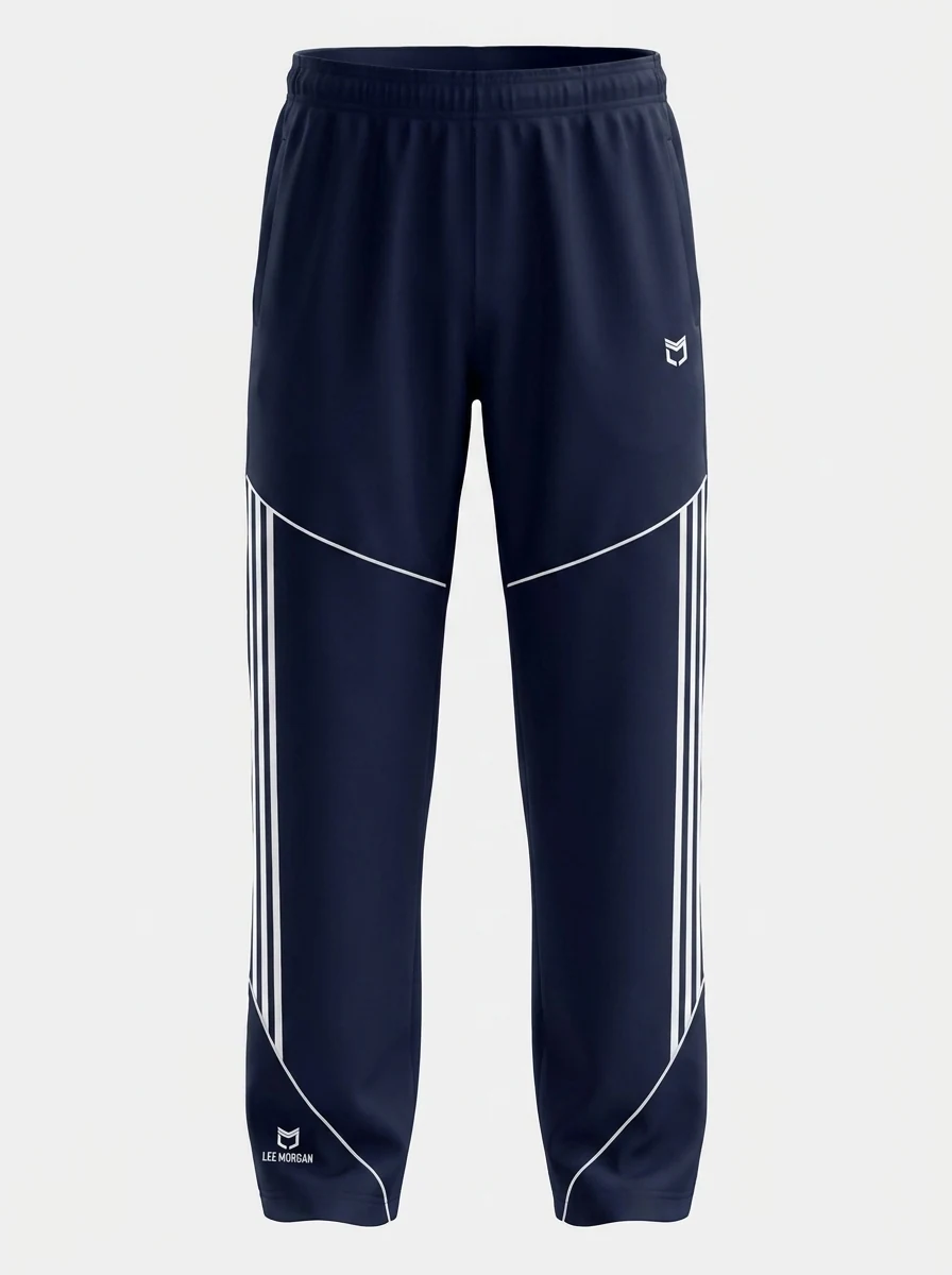LEE MORGAN SHORT STRIPES TRACK-XL-NAVY BLUE, image 3