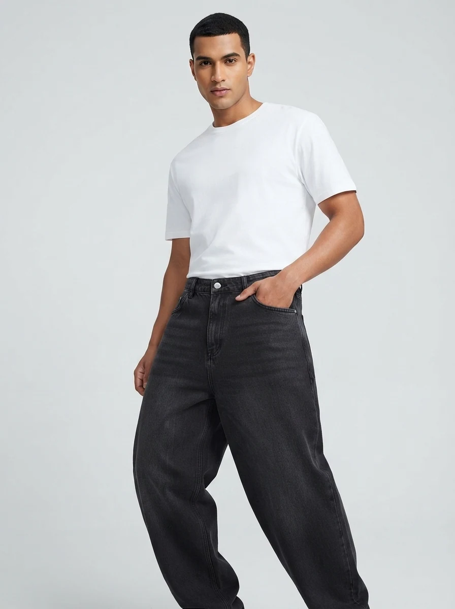 GR9301 HR JEANS BAGGY, image 6