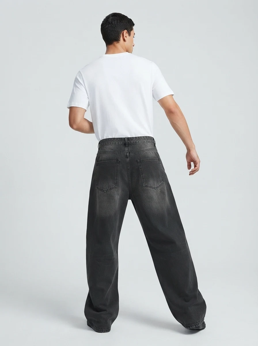 GR9301 HR JEANS BAGGY, image 5