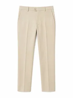 CARBON SLIM FIT COTTON PANT-30-KHAKI 5