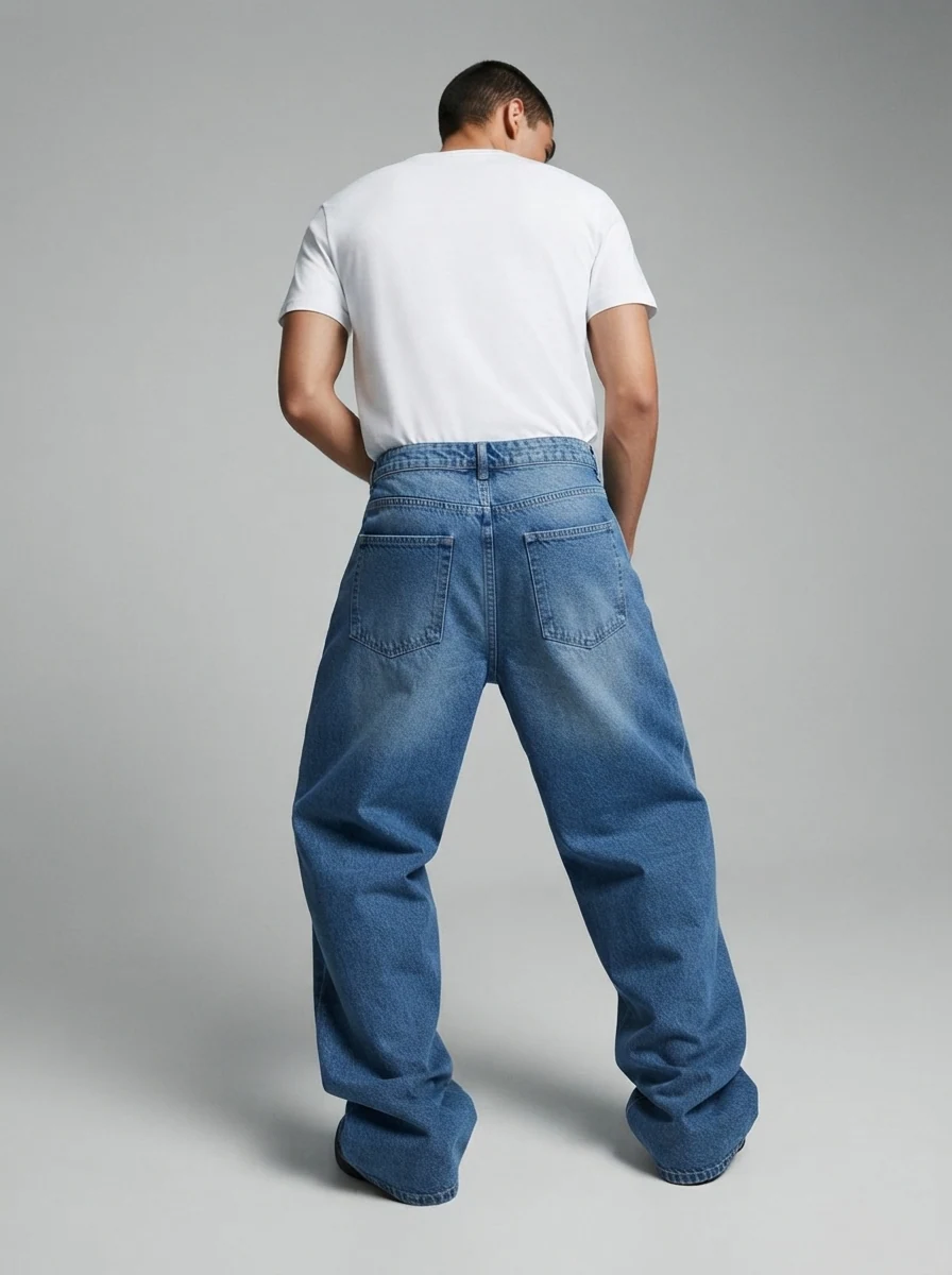 GR9311 HR CALZADO DENIM BAGGY, image 2