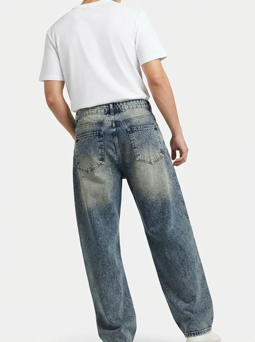 TRUE BLACK DENIM BAGGY, image 5