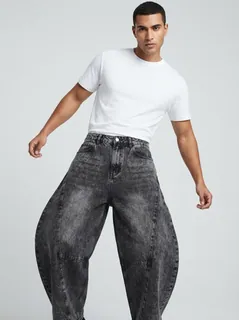 PELVIS BAGGY BARREL FIT-28-BLACK 1