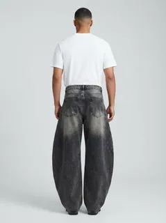 PELVIS BAGGY BARREL FIT-28-BLACK 2