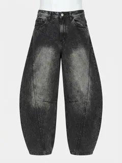 PELVIS BAGGY BARREL FIT-28-BLACK 3
