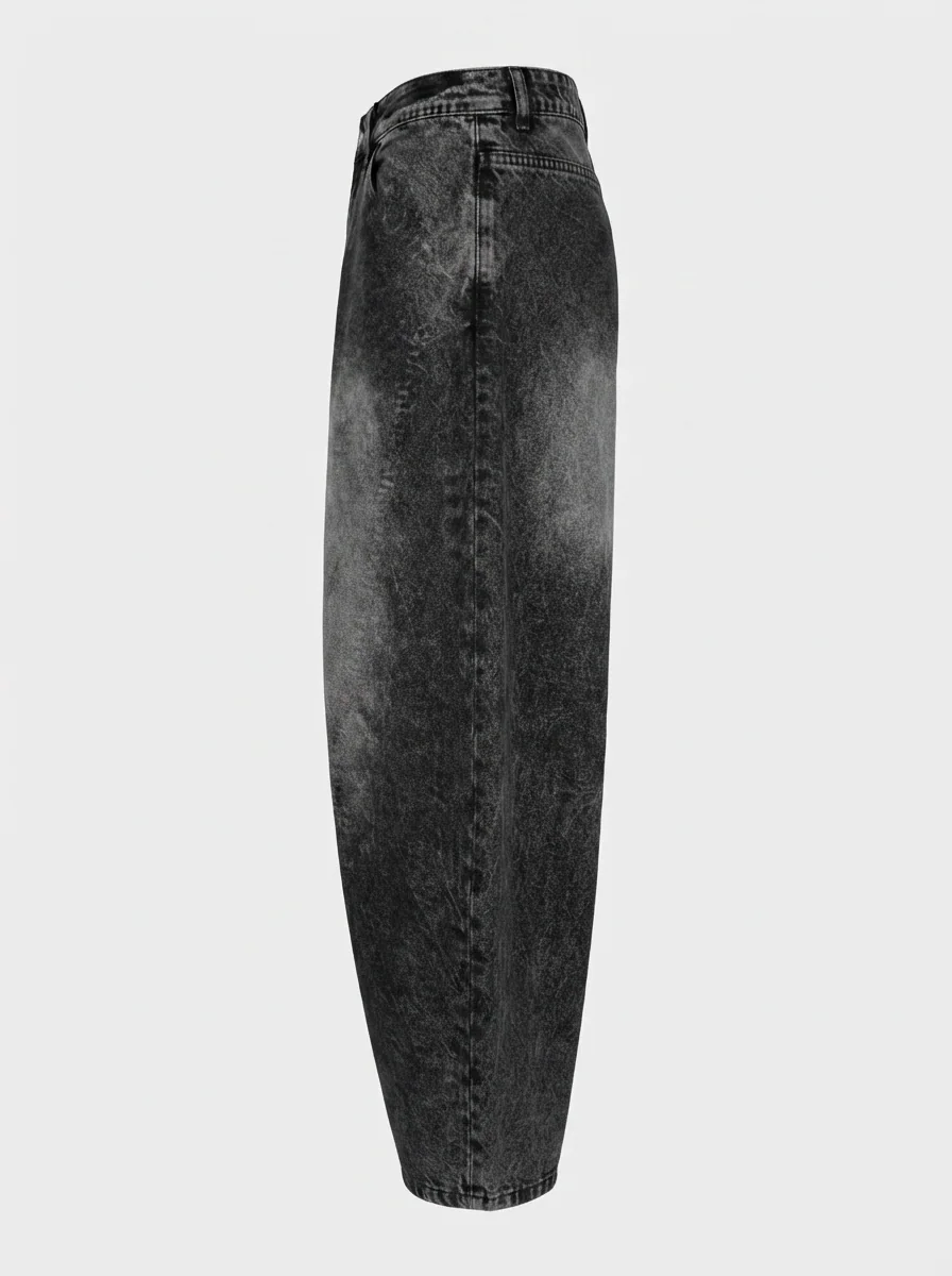 PELVIS BAGGY BARREL FIT-28-BLACK, image 6