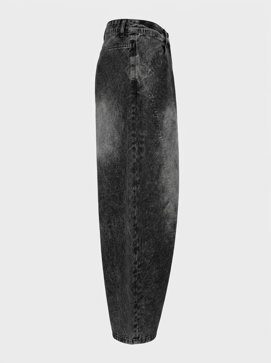 PELVIS BAGGY BARREL FIT-28-BLACK, image 4
