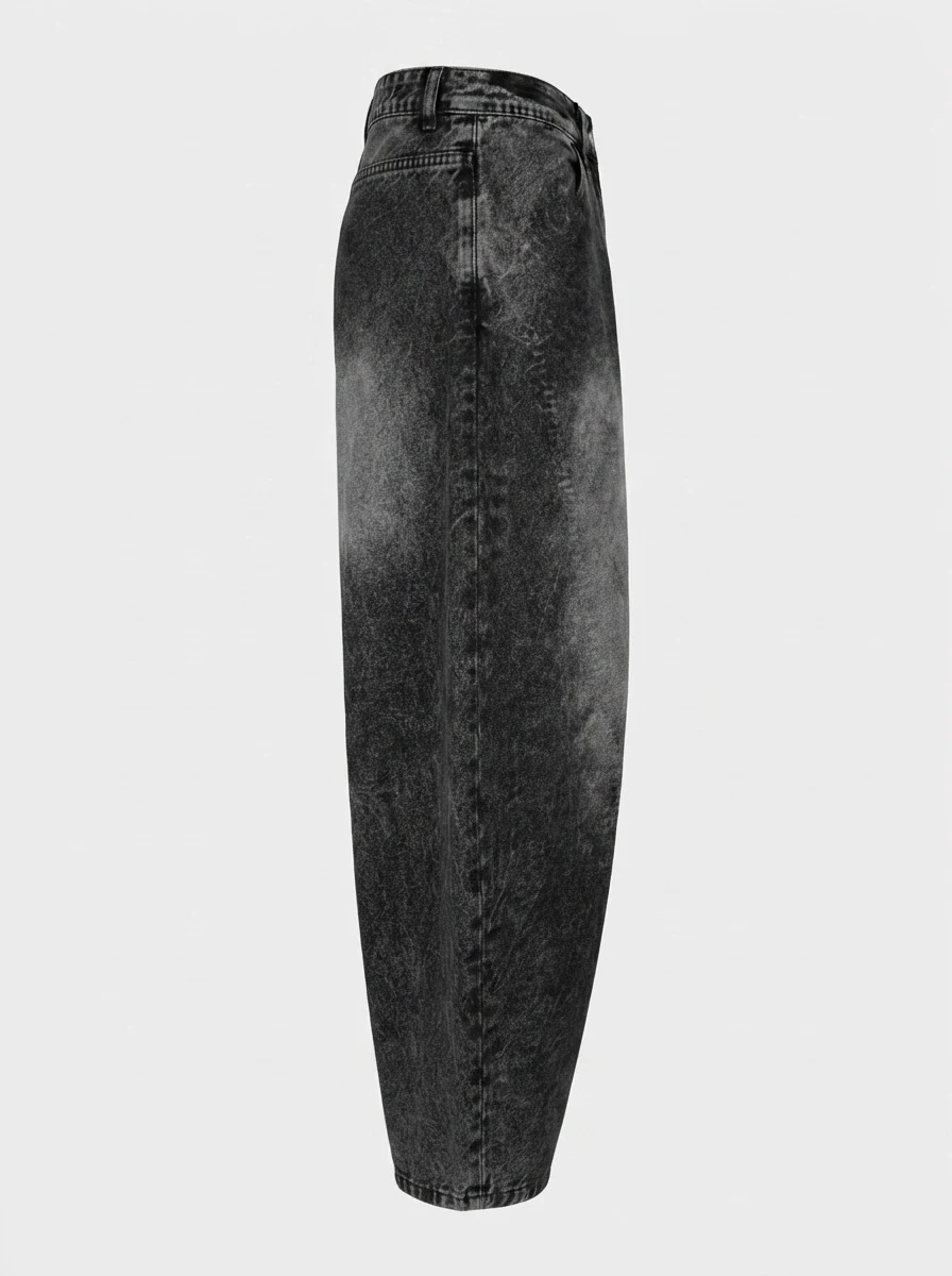 PELVIS BAGGY BARREL FIT-28-BLACK, image 4