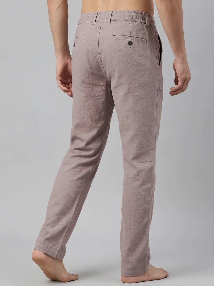 GR9312 HR REGULAR FIT LINEN PANT, image 2