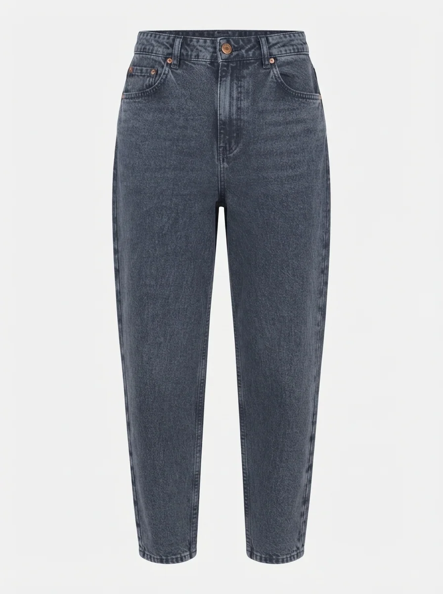 GR9252 BLACK CRUSH MOMFIT JEANS, image 3
