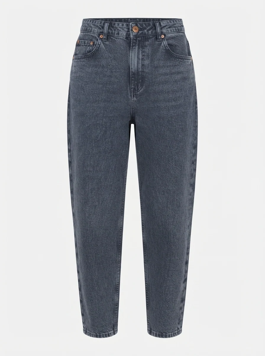 GR9252 BLACK CRUSH MOMFIT JEANS, image 3