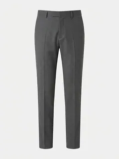 CARBON REGULAR FIT FORMAL PANT-30-GRAY 3