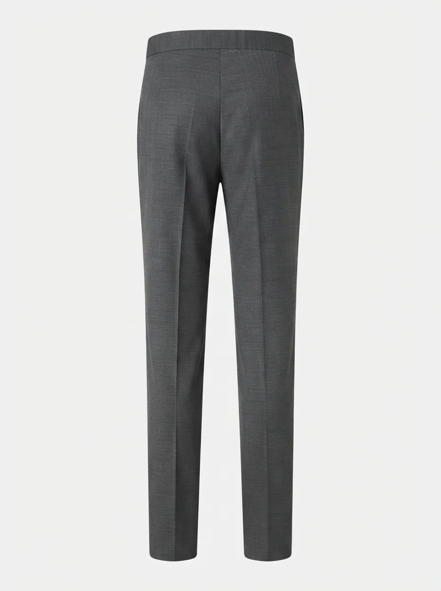 CARBON REGULAR FIT FORMAL PANT-30-GRAY, image 4