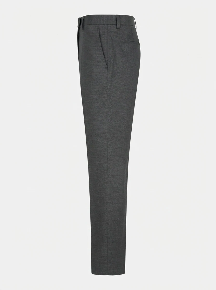 CARBON REGULAR FIT FORMAL PANT-30-GRAY, image 6