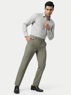 HIFLY ANKLE FIT COTTON FORMAL PANT 1