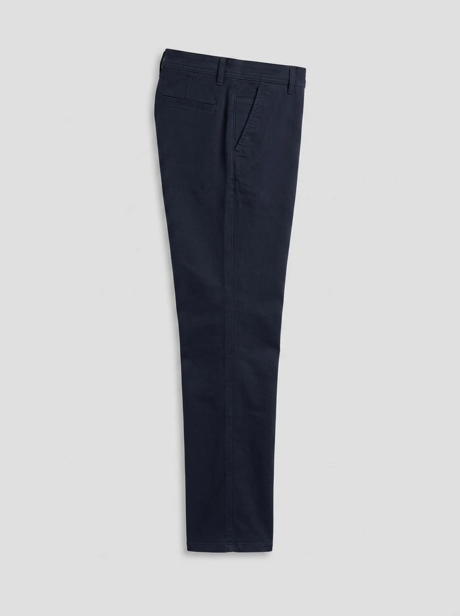 CARBON SLIMFIT COTTON PANT-32-BLACK, image 4