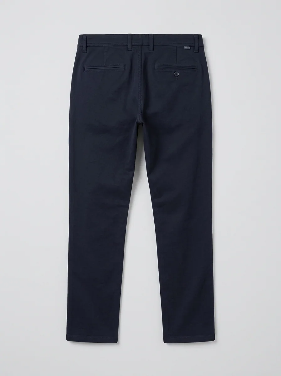 CARBON SLIMFIT COTTON PANT-32-BLACK, image 5