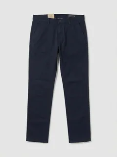 CARBON SLIMFIT COTTON PANT-32-BLACK 6