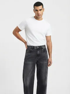 BLUE BAY DENIM BAGGY-30-BLACK 1