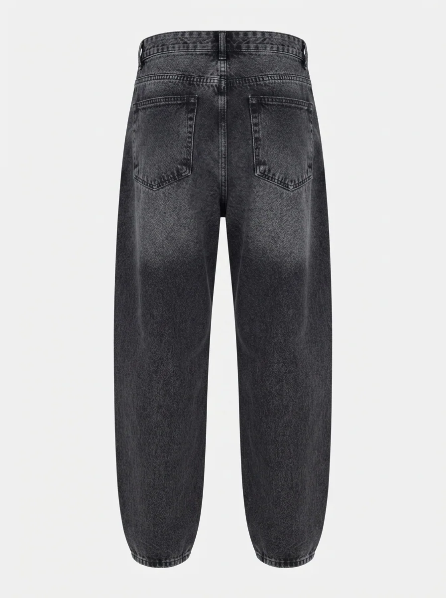 BLUE BAY DENIM BAGGY-30-BLACK, image 4