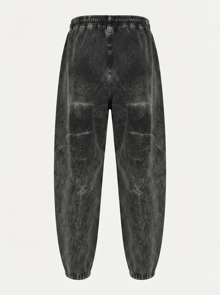 BLACK&WHITE A.WASH CARGO PANT, image 5