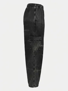 BLACK&WHITE A.WASH CARGO PANT 6
