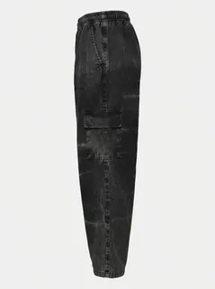 BLACK&WHITE A.WASH CARGO PANT 4