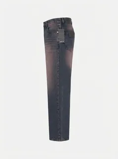 OFF BLACK WIDE LEG BAGGY 5
