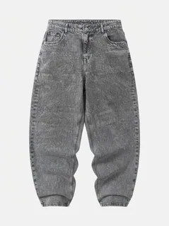 QUE BLUE DENIM BAGGY 1