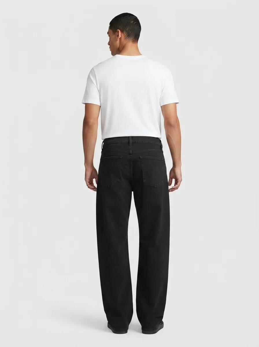 BLUE WAY BLACK BAGGY JEANS, image 22