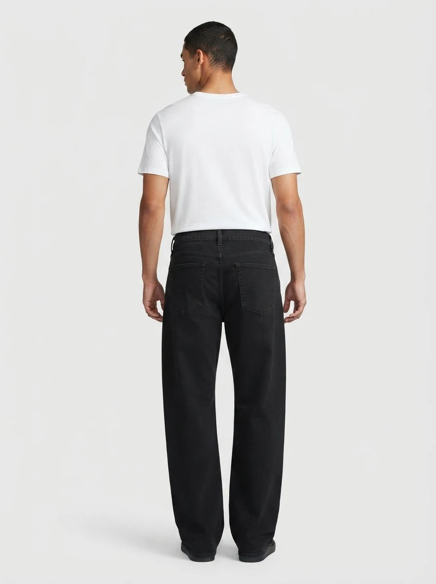 BLUE WAY BLACK BAGGY JEANS, image 22