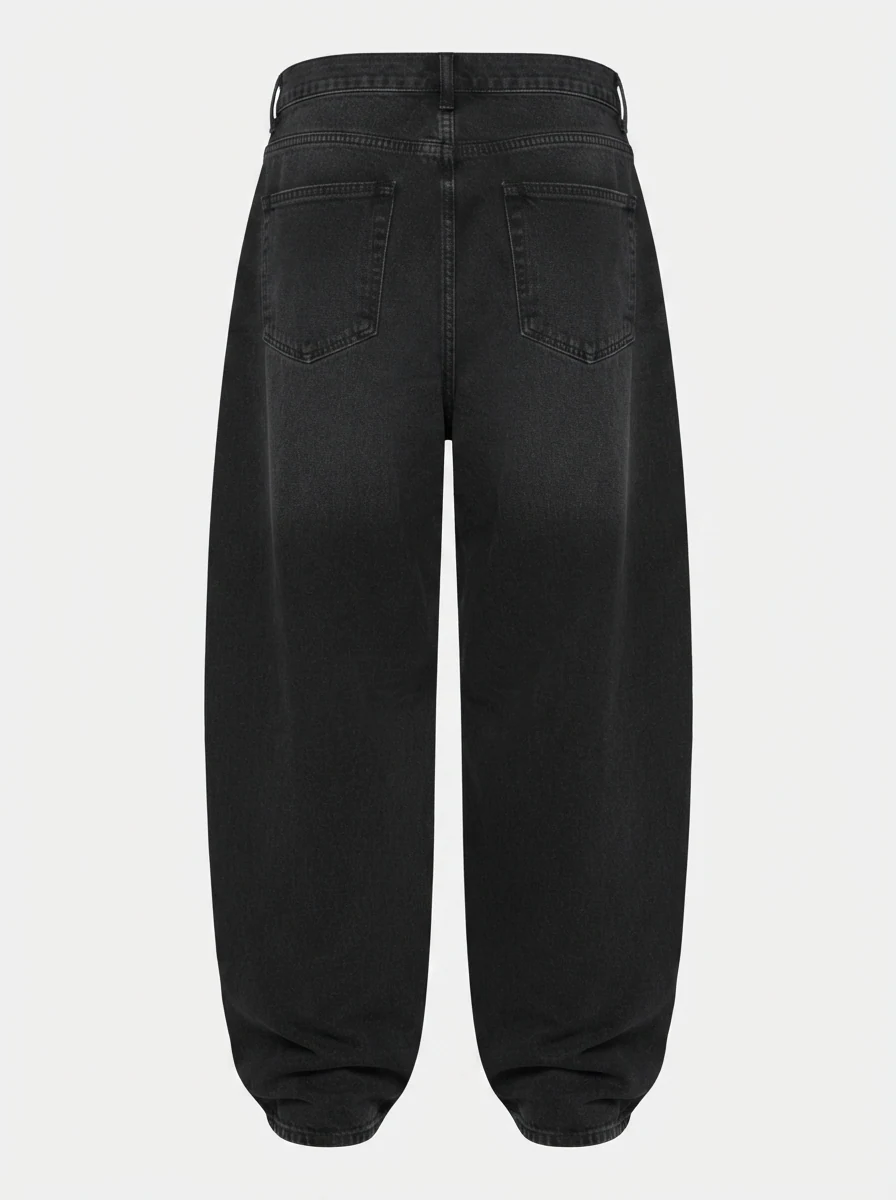 BLUE WAY BLACK BAGGY JEANS, image 10