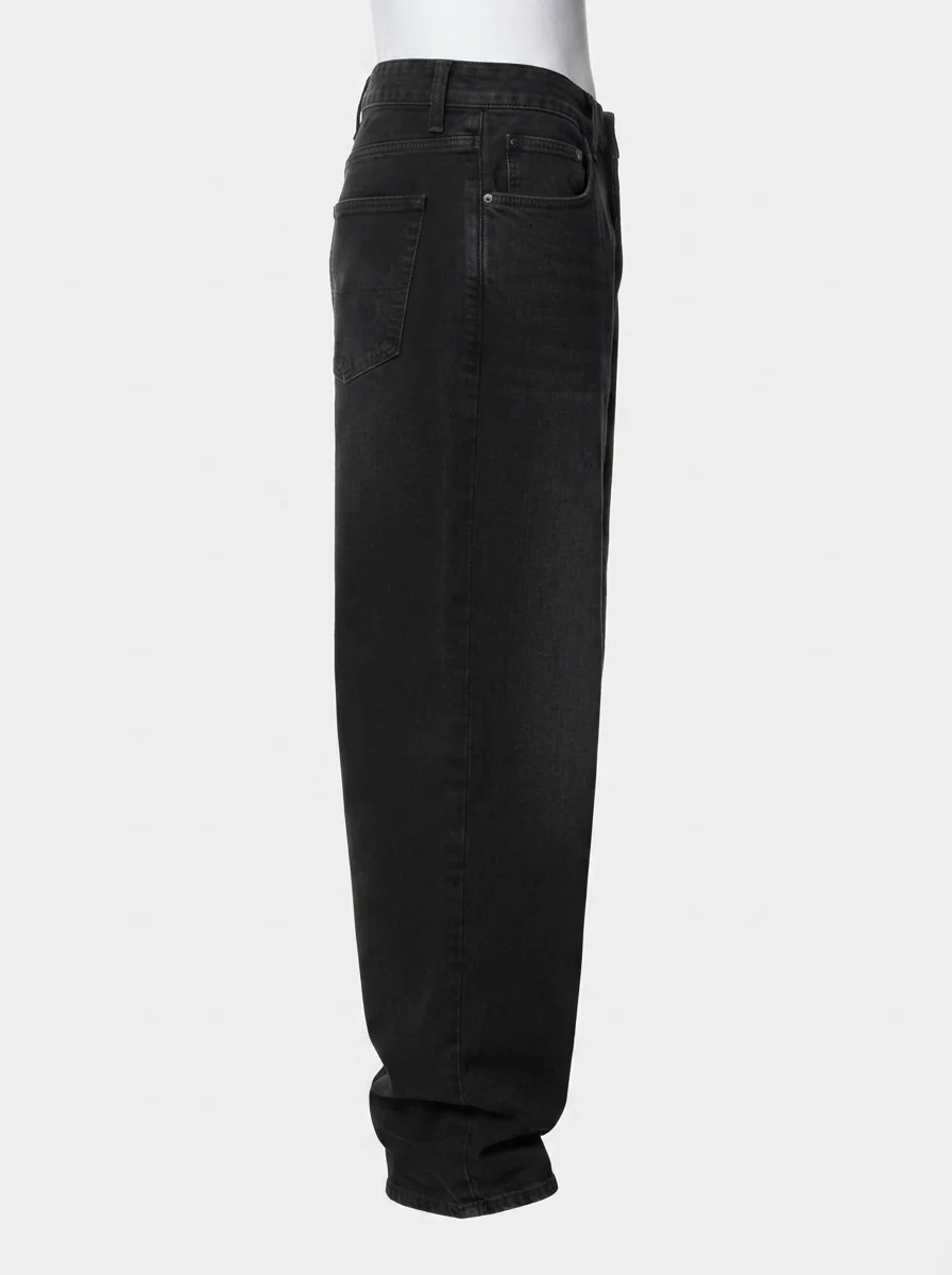 BLUE WAY BLACK BAGGY JEANS, image 6