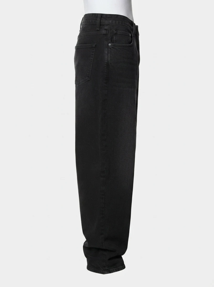 BLUE WAY BLACK BAGGY JEANS, image 6