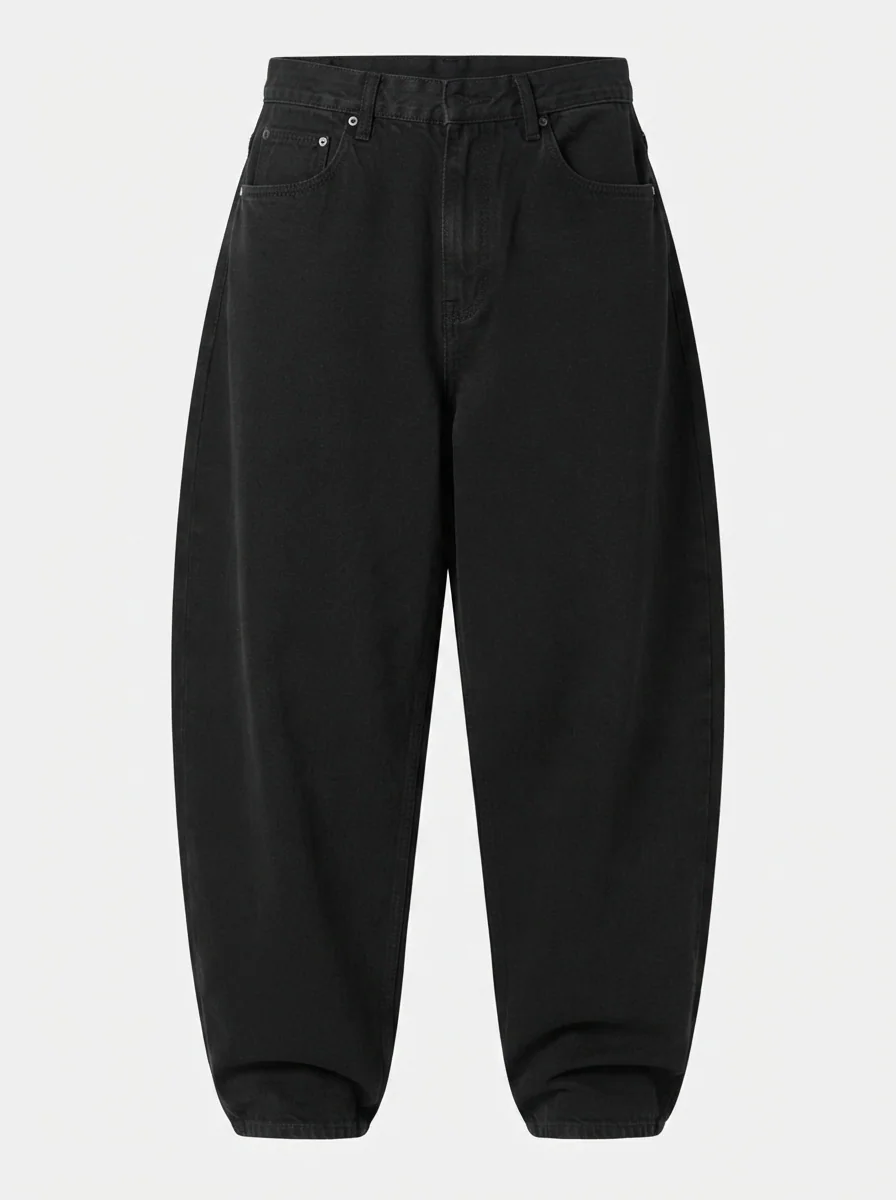 BLUE WAY BLACK BAGGY JEANS, image 9