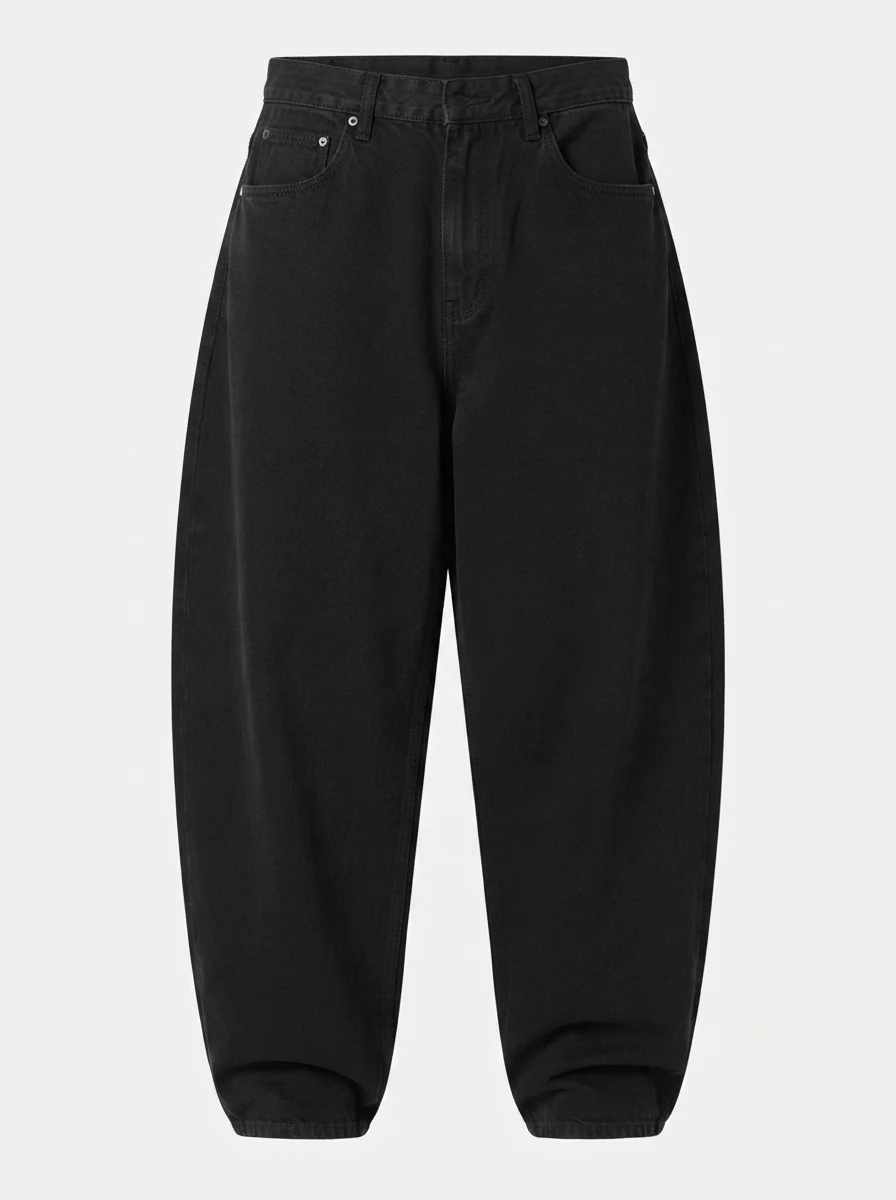 BLUE WAY BLACK BAGGY JEANS, image 9