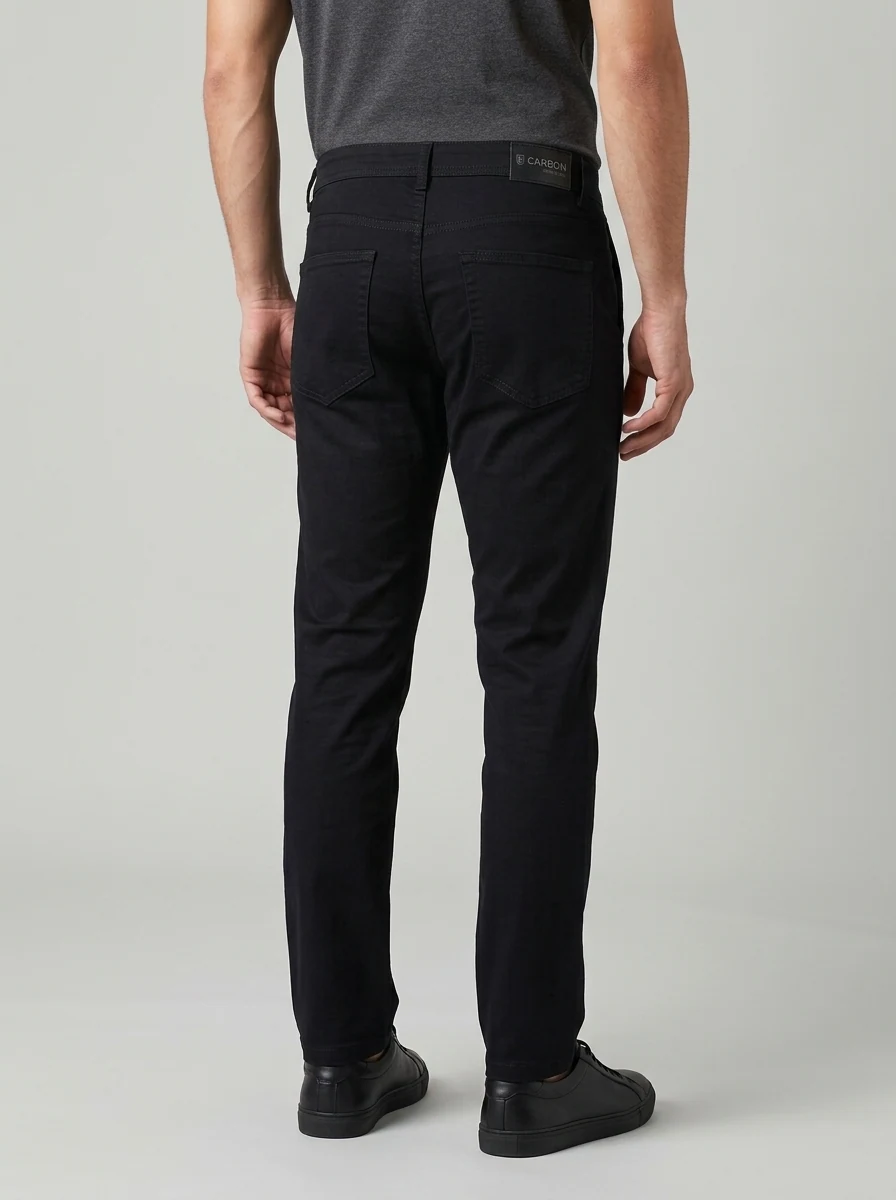 CARBON SLIMFIT COTTON PANT, image 3