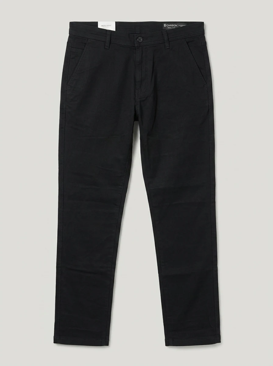 CARBON SLIMFIT COTTON PANT, image 6
