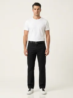 PAXTON SLIMFIT COTTON PANT 1