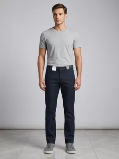 CARBON SLIM FIT COTTON PANT 1