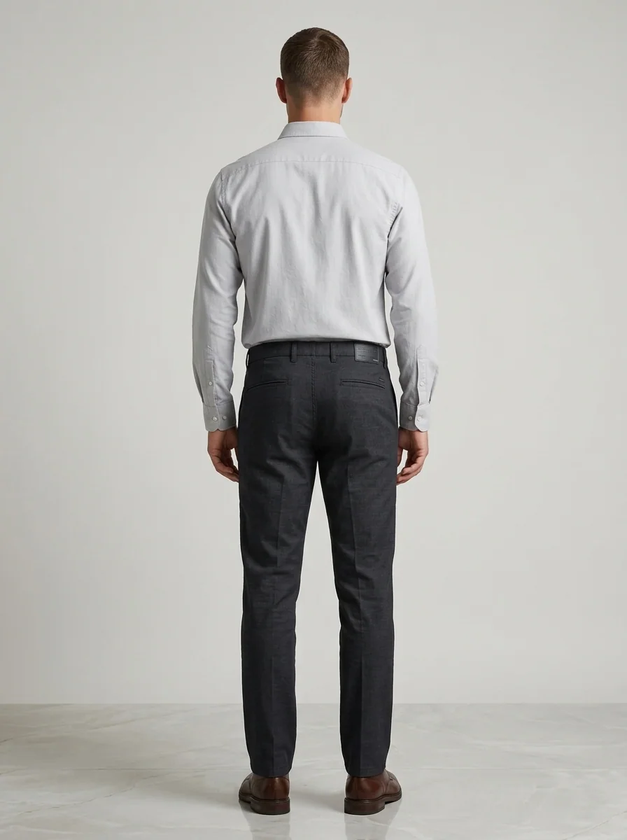 CARBON SLIM FIT COTTON PANT, image 2