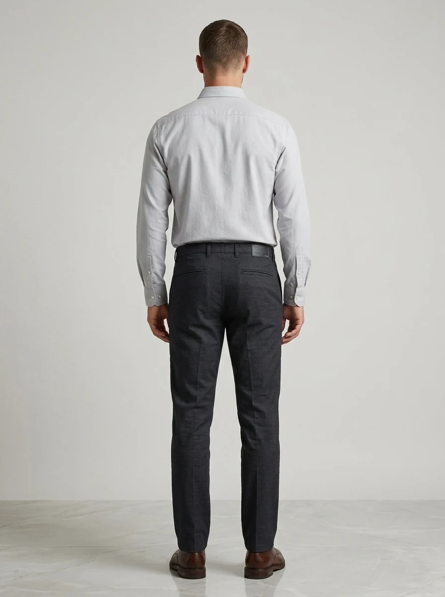 CARBON SLIM FIT COTTON PANT, image 2