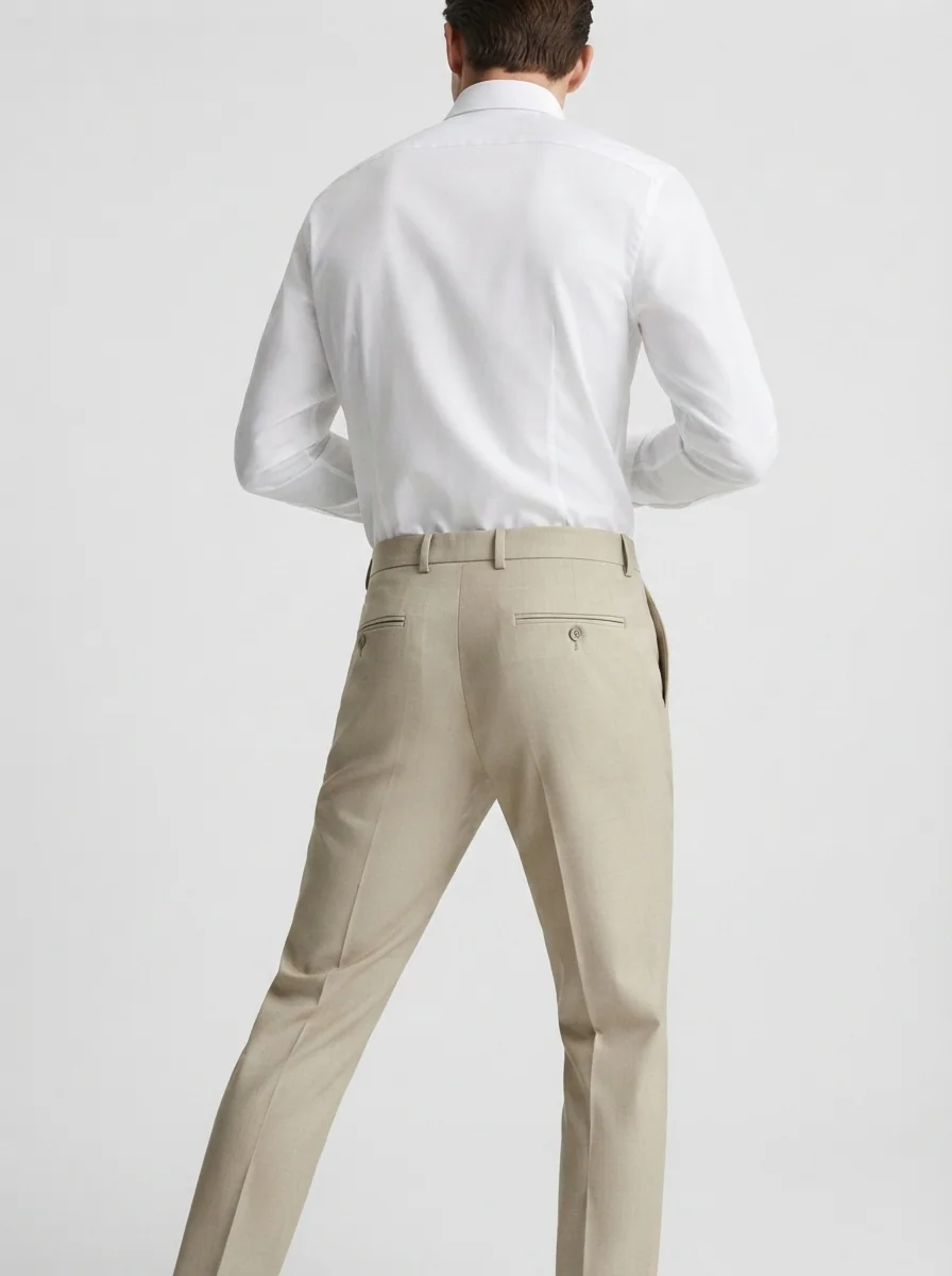 CARBON SLIM FIT FORMAL PANT, image 2