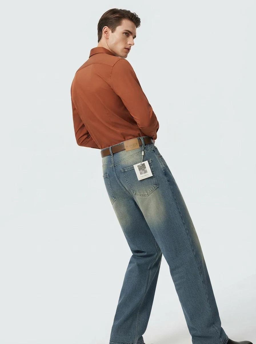 BLU WAVE BAGGY JEANS, image 2