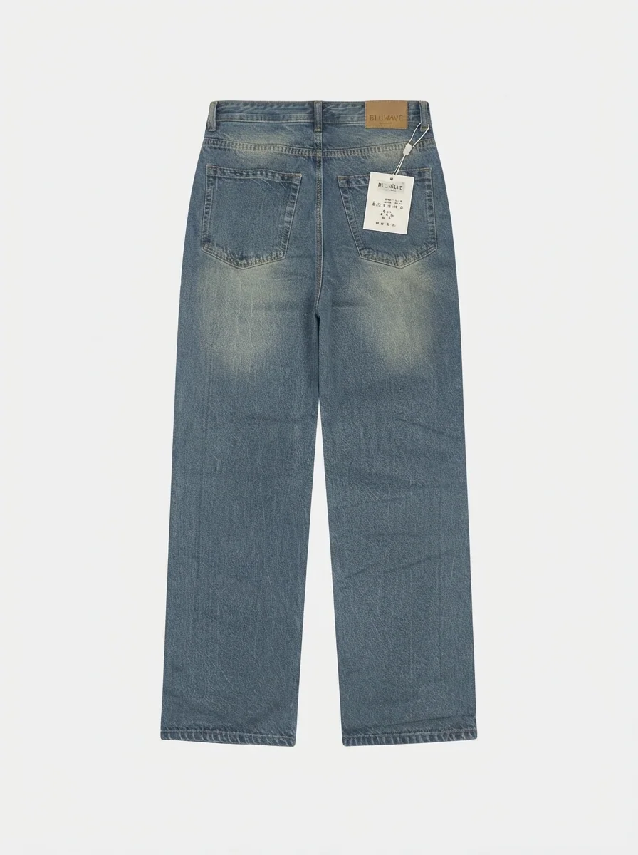 BLU WAVE BAGGY JEANS, image 4