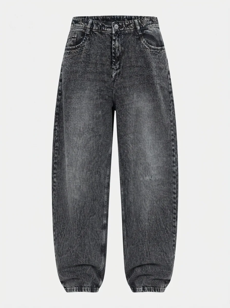 RED OFF DENIM STREIGHT FIT, image 3