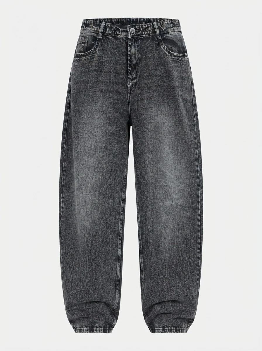 RED OFF DENIM STREIGHT FIT, image 3